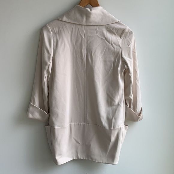 Aritzia Wilfred Chevalier Jacket Oversized Blazer Cool Beige Sz0 - Picture 5 of 15